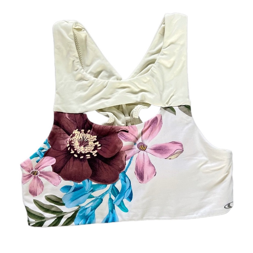 O’Neill Swim Bikini Top with Lace Up Back